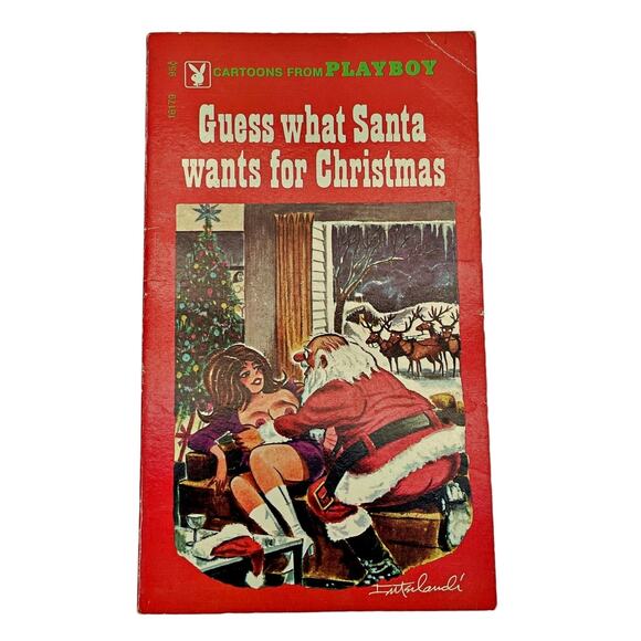 Playboy Cartoons Guess What Santa Wants for Christmas 1972 Book - Picture 1 of 4